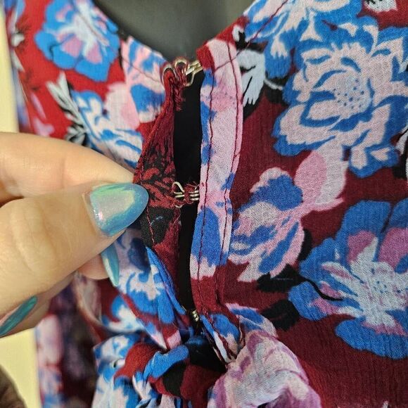 NWT Free People Maybel Blouse in Shiraz - Picture 5 of 9